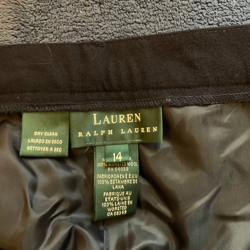 Wool slacks